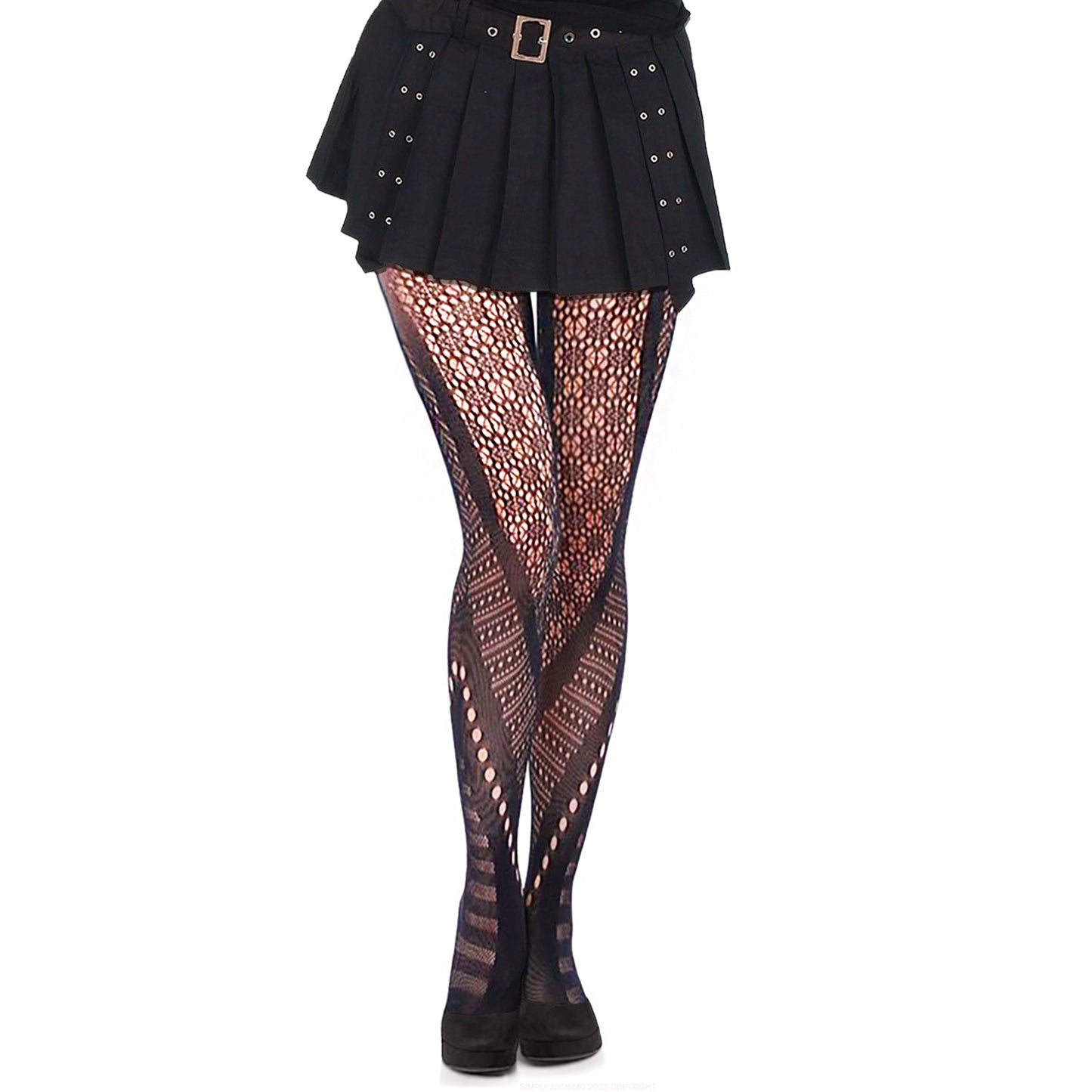 Bold Multi Patterned Fishnet Fashion Tights