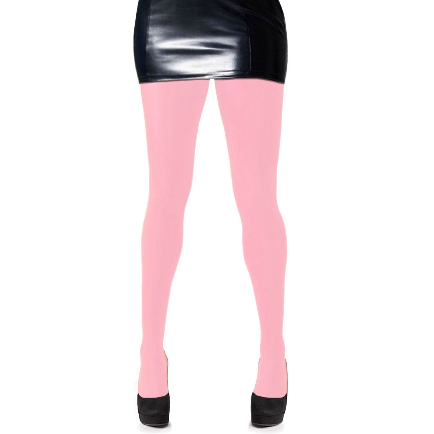 Ladies baby pink thick hosiery tights - Simply Joshimo
