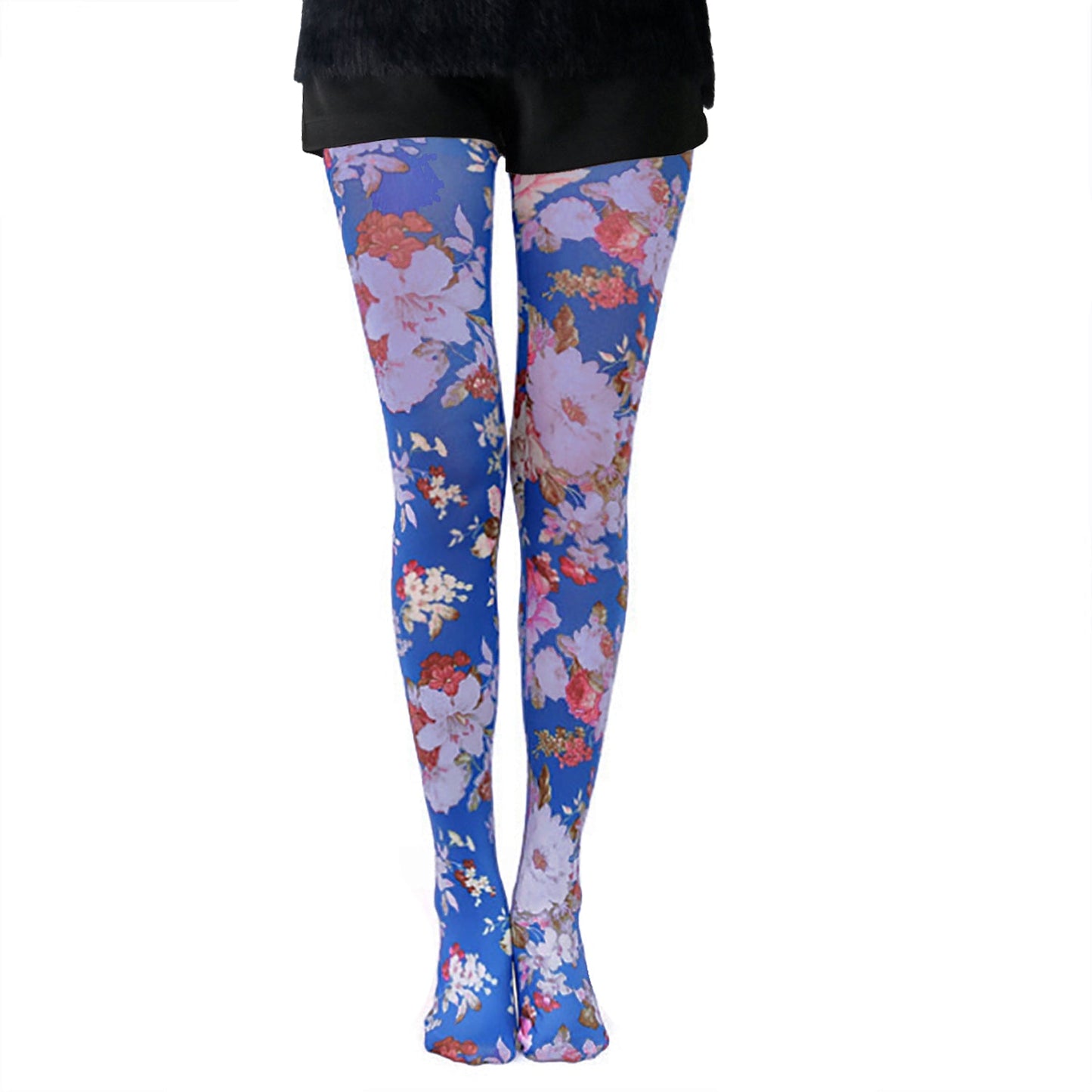 Bold Lily And Rose Floral Patterned Sheer Tights- Simply Joshimo