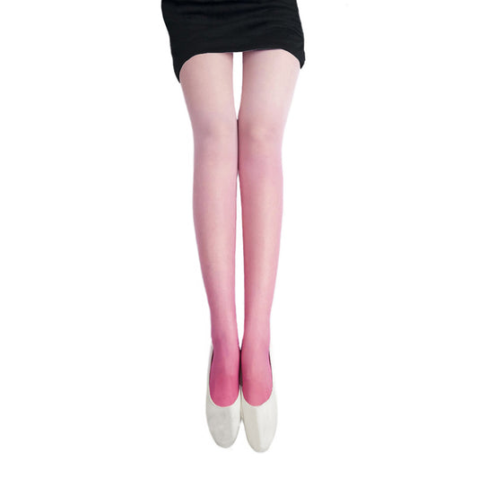 Colourful Sheer 20 Denier Pink Gradient Tights - Simply Joshimo