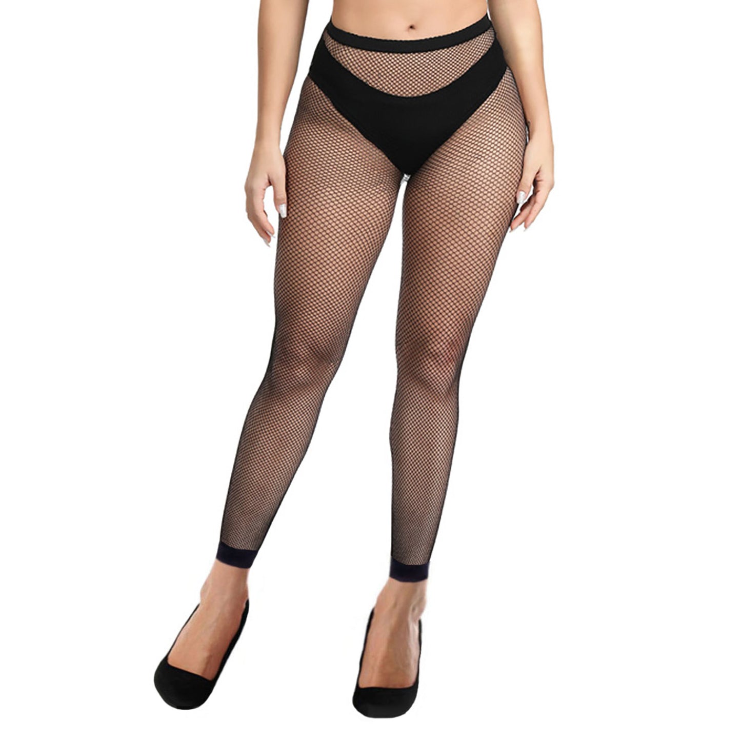 Small Hole Footless Net Tights - Simply Joshimo