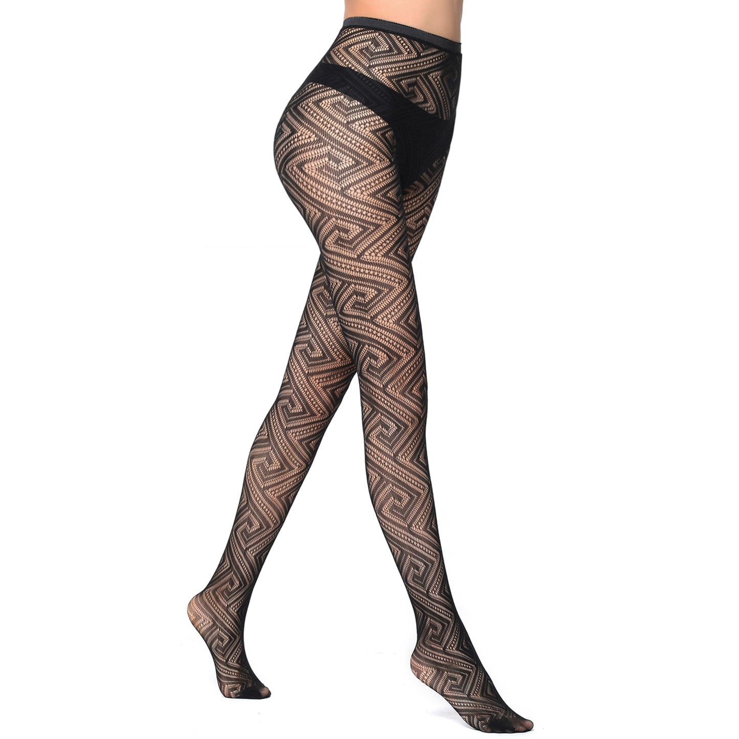 Super stretchy patterned fishnet tights for ladies UK
