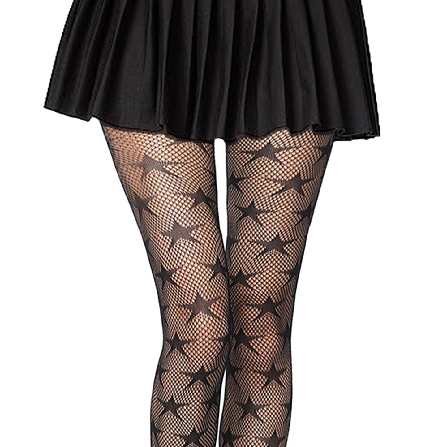 Star Pattern Tights Mini Skirt Simply Joshimo