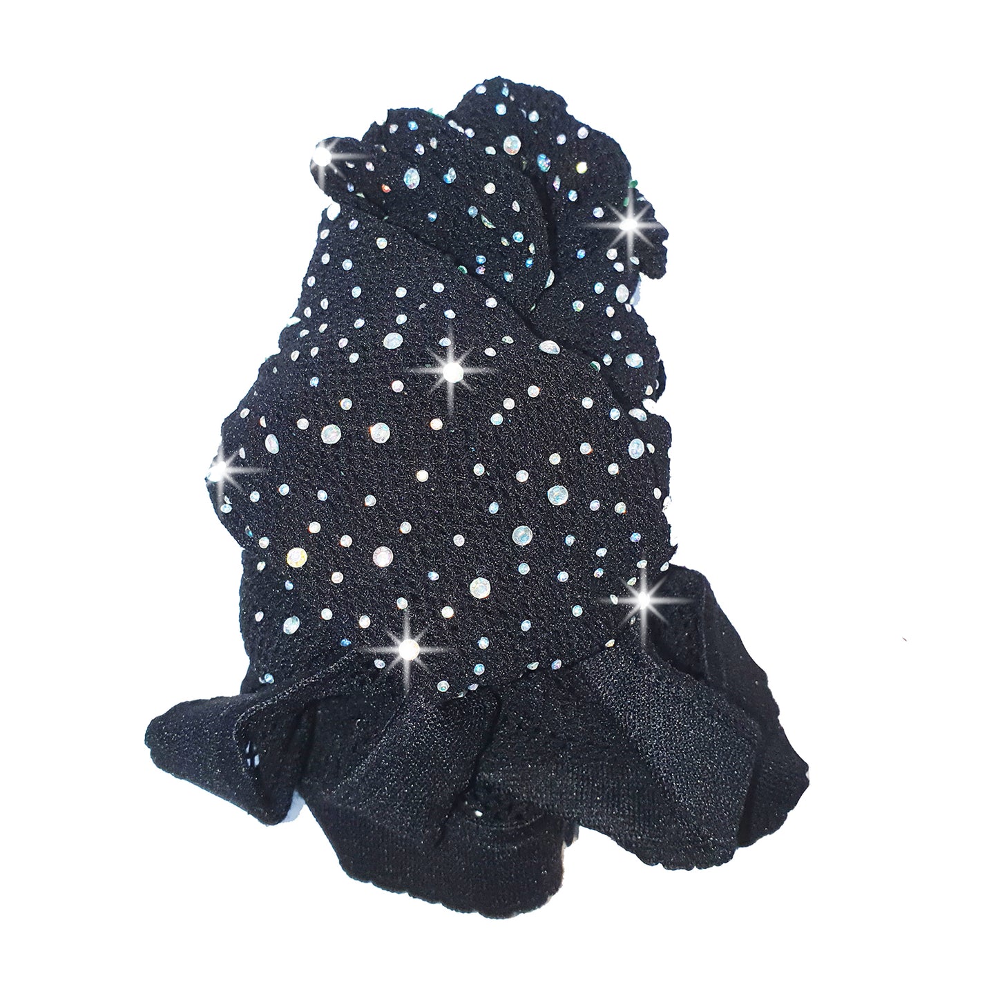 Black mesh tights with crystals- Simply Joshimo