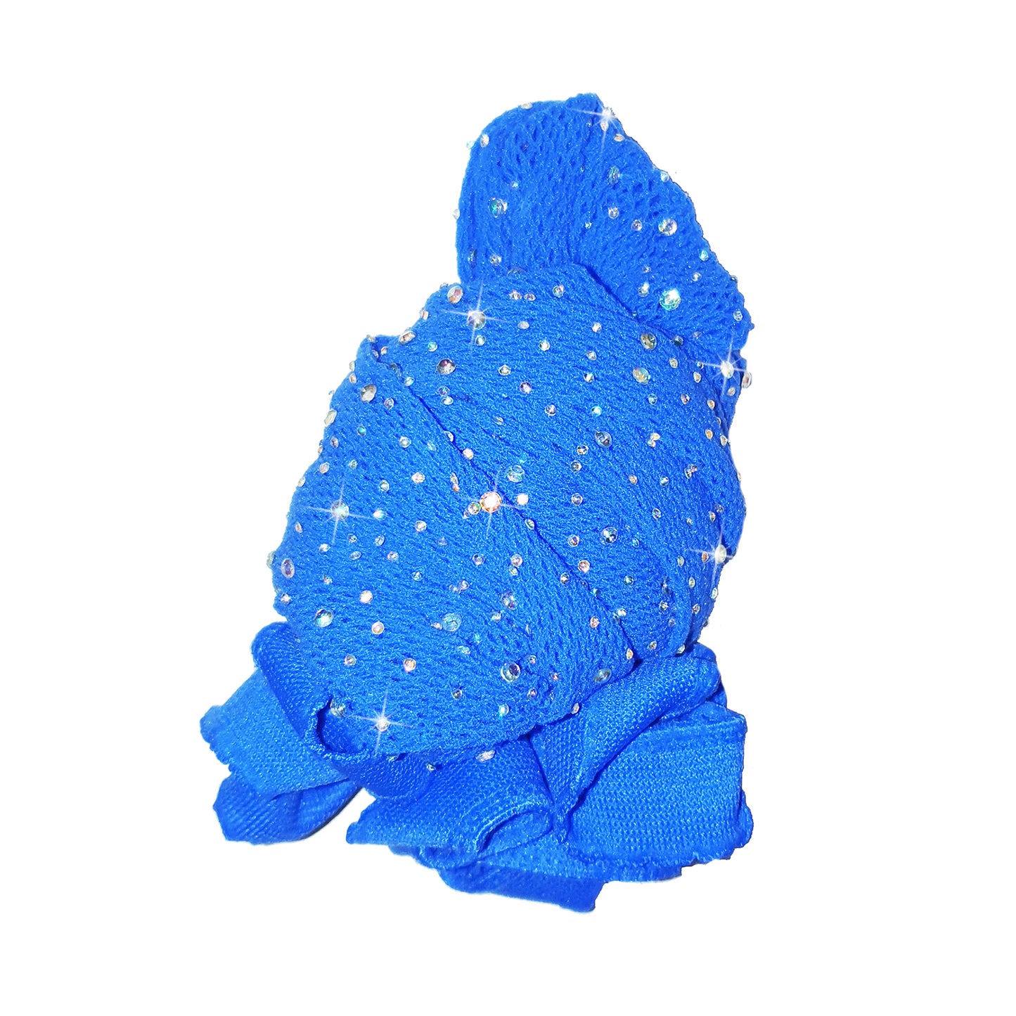 Coloured fishnet pantyhose with crystals