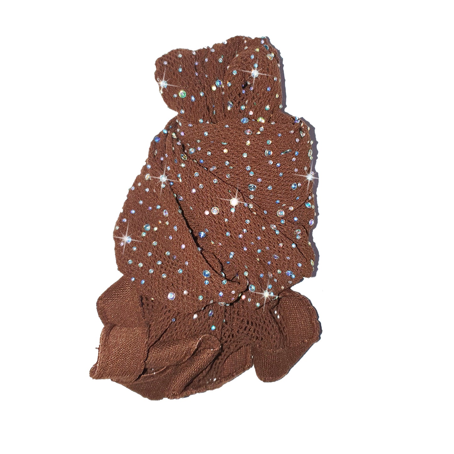 Brown Funky Fishnet Festival Tights- Simply Joshimo
