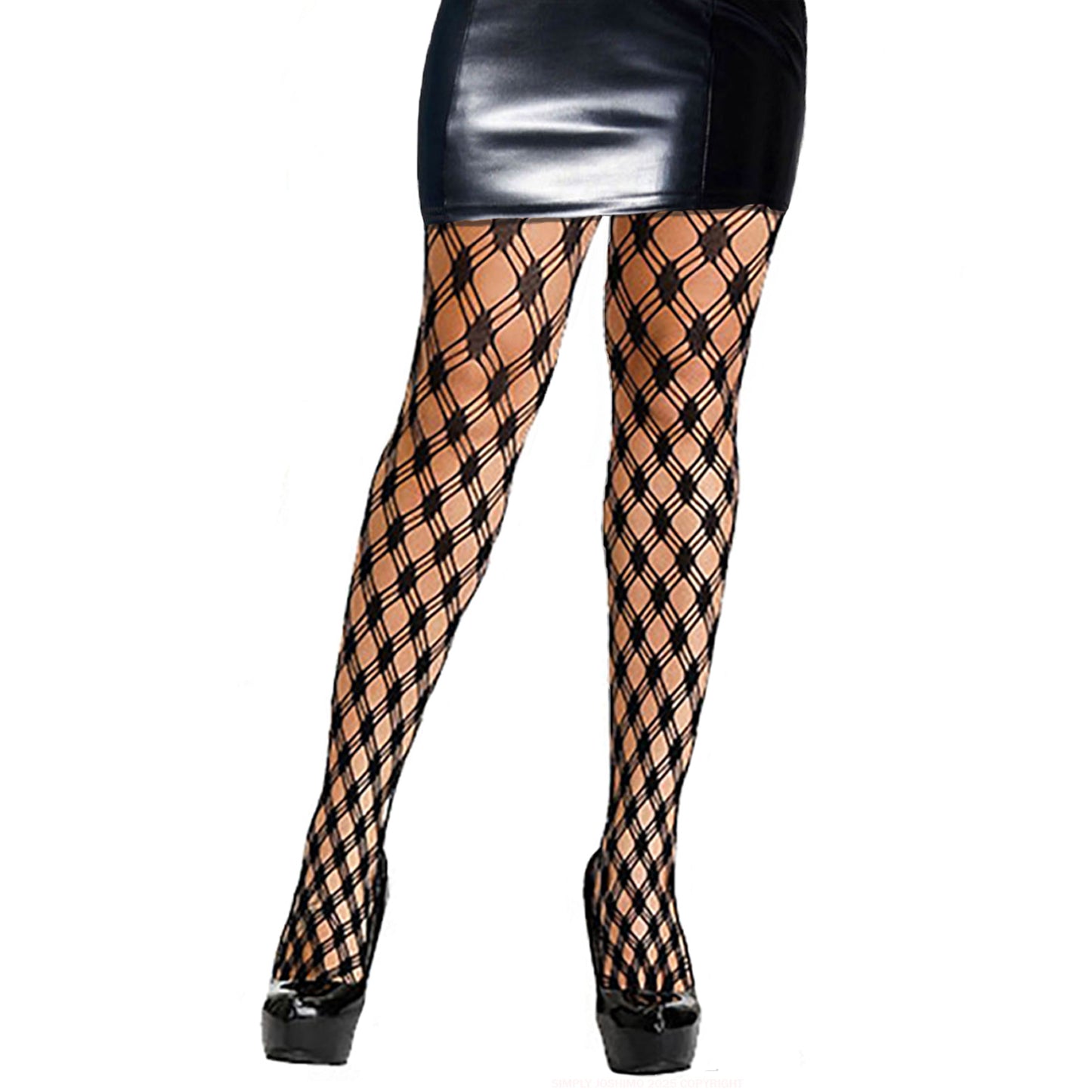 Womens new diamond cut out fishnet hosiery - Simply Joshimo