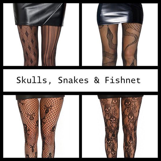 Skulls, Snakes & Fishnet Fashion: Gothic Patterns That Speak Volumes
