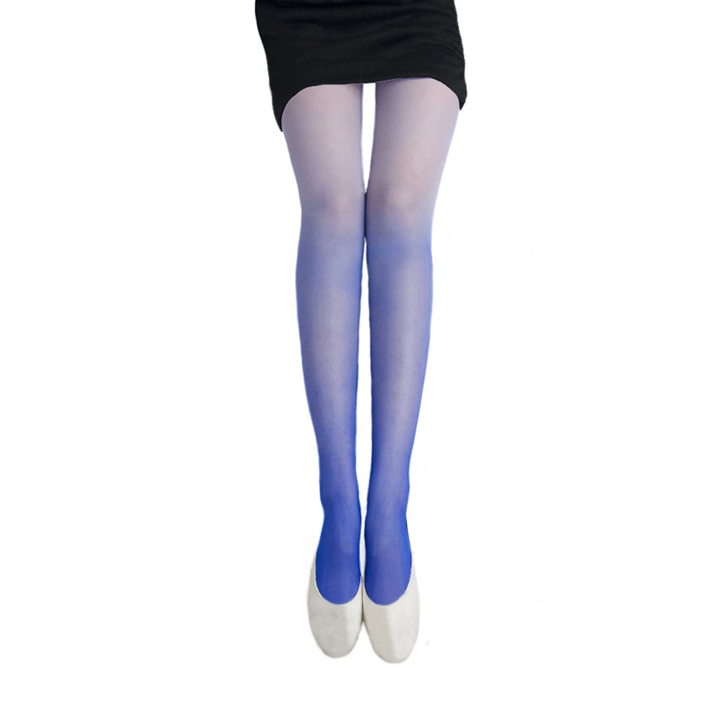 Blue and White Striped 70 Denier Tights - Simply Joshimo – Simply
