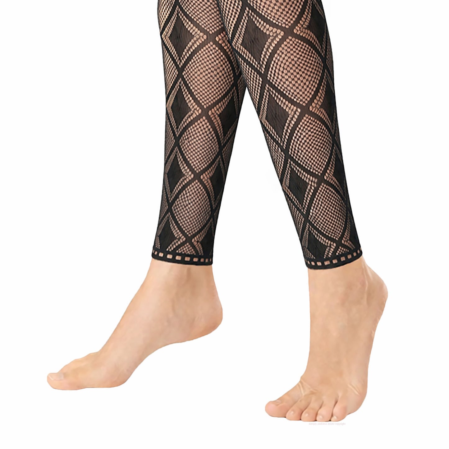 footless tights ankle detail