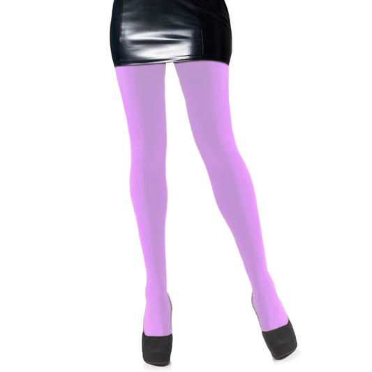 Womens Lilac Coloured 70 Denier Opaque Tights - Simply Joshimo