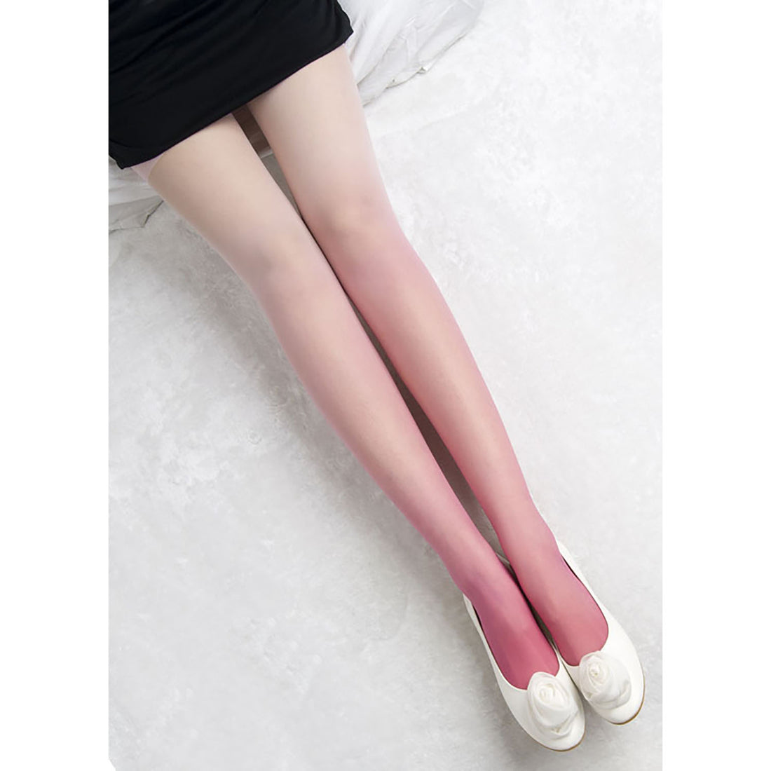 Order Gradient Sheer Tights Pink Simply Joshimo