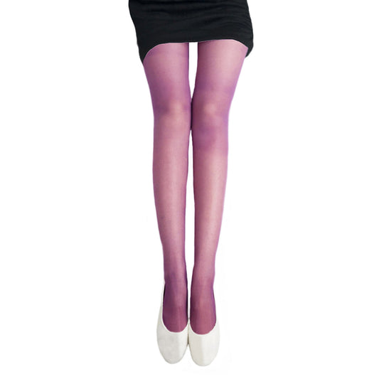 Colourful Sheer 20 Denier Purple Gradient Tights - Simply Joshimo