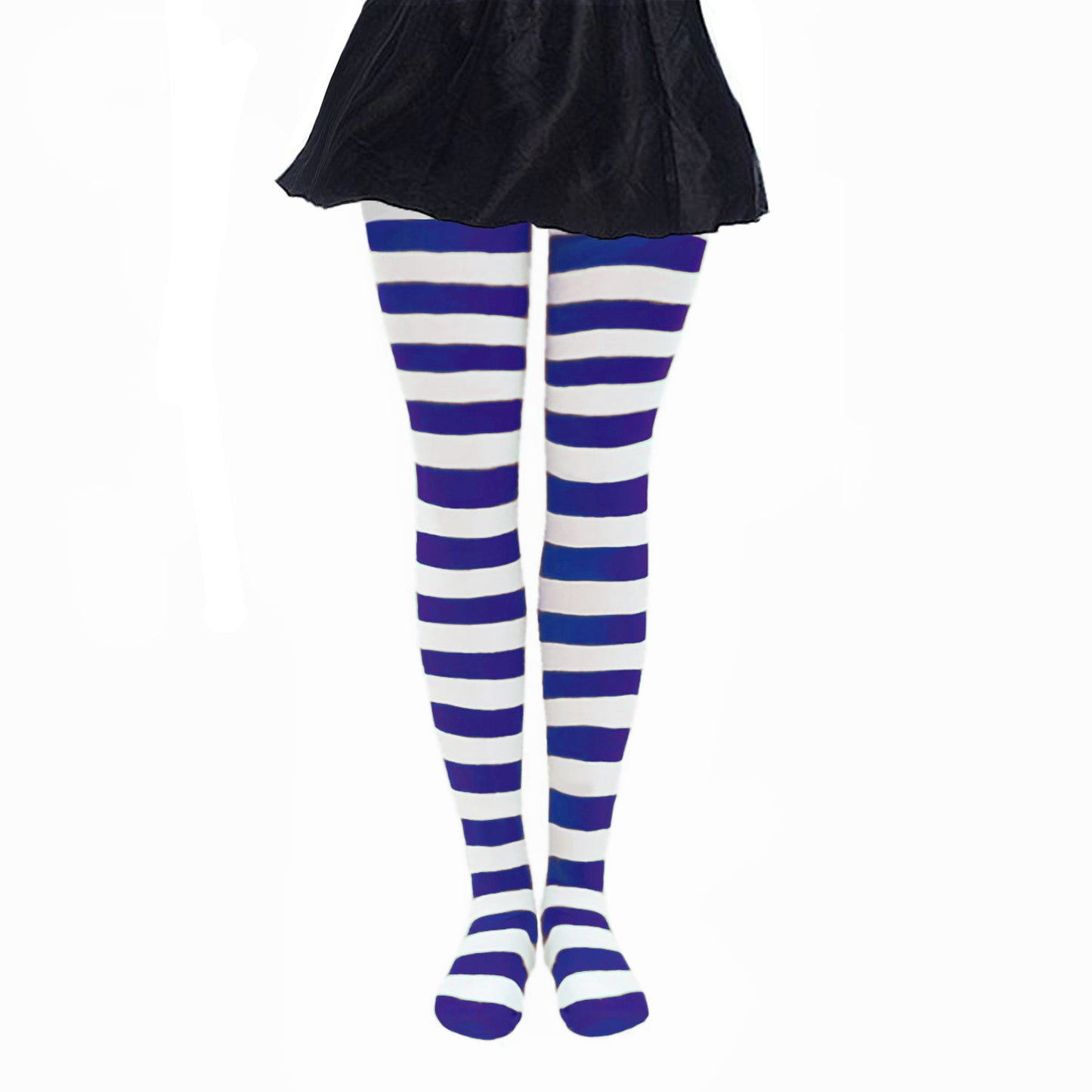70 denier tights with dots - Blue - Zizzifashion