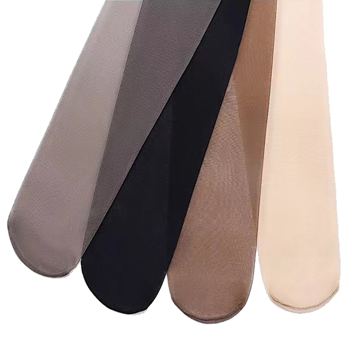different skin-tone shades for 12 denier tights