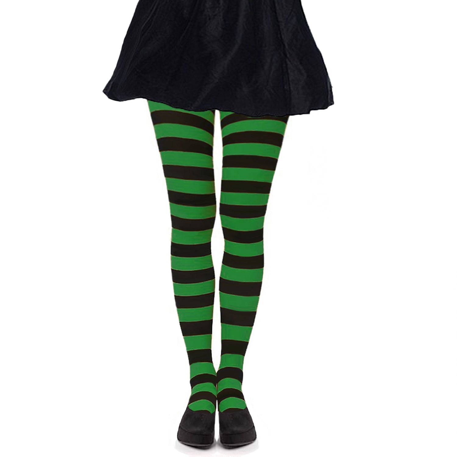Simply Joshimo green and black fancy dress tights
