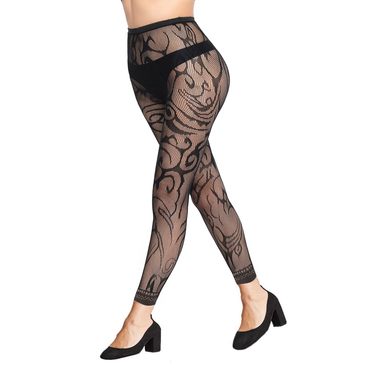 Footless Fishnet Tights